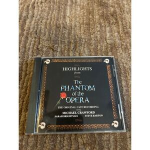 The Phantom of the Opera Original Cast Recording Highlights CD Musical Soundtrac